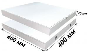 Упаковка для пиццы 400х400х40 мм, Т 12, профиль 