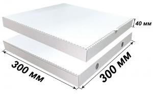 Упаковка для пиццы 300х300х40 мм, Т 12, профиль 