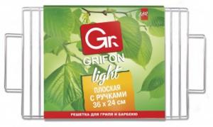 Решетка ПЛОСКАЯ с ручками Grifon Light 36*24, 1*24, Арт. 610-002 