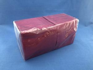 Салфетки  24х24см 250 л 2-х сл., бордо, (18 уп/кор)