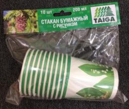 Бумажный стакан с рис. 