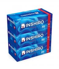 Салфетки 300 л, 2-сл. INSHIRO, Mega Box, синяя коробка 1*3 (16 уп/кор)  SF426 Арт. 20744