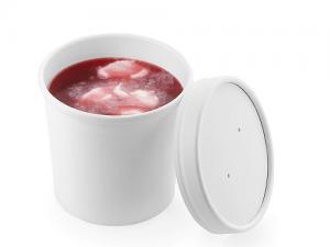 ECO SOUP 12W (d-70 h 85 мм) 340мл, Белая, ДНО 1*25+ КРЫШКА 1*25 (250)