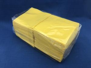 Салфетки  24х24см 250 л 2-х сл., желтые, (18 уп/кор)