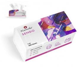 Салфетки 200 л, 2-сл. Kaineko Сендо (мягкая пачка) 1*3 (20 уп/кор) Арт. 3221