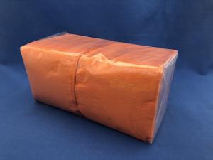 Салфетки 400 л, оранжевые, 1-сл. 24х24см, 18 уп/кор, У