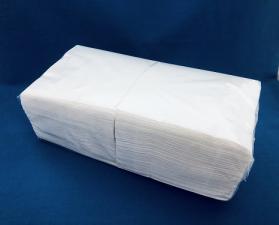 Салфетки 33х33см 200 л 2-х сл., белые, (9 уп/кор) 