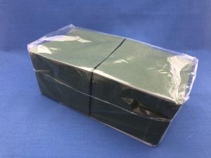 Салфетки  24х24см 250 л 2-х сл., зеленые, (18 уп/кор)