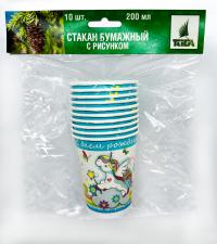 Бумажный стакан с рис. 