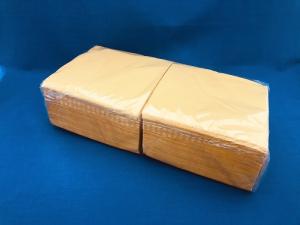 Салфетки 33х33см 200 л 2-х сл., шампань, (9 уп/кор)
