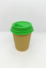 Крышка d 80 мм, BIO, для стаканов, с Откидным носиком, САЛАТОВАЯ, 1*50 (1000 шт. / 20 уп. в кор.)
