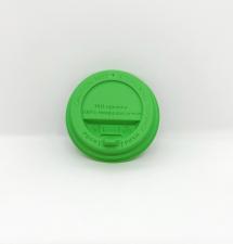 Крышка d 80 мм, BIO, для стаканов, с Откидным носиком, САЛАТОВАЯ, 1*50 (1000 шт. / 20 уп. в кор.)