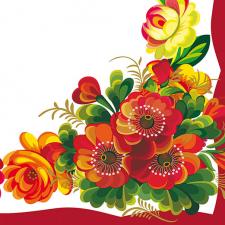 Салфетки 20 л. 33х33, 3-х сл., 16 уп/кор., Арт. 56095